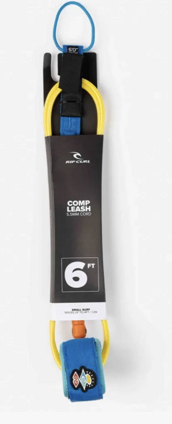 Rip Curl 6ft Competition Leash - Regular Leash, 6ft image