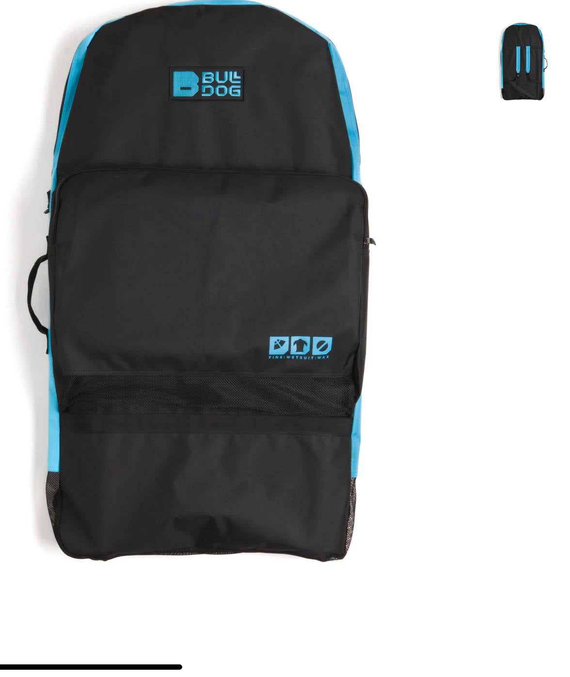 Bulldog Bodyboard Bag (Triple) - Black/Blue image