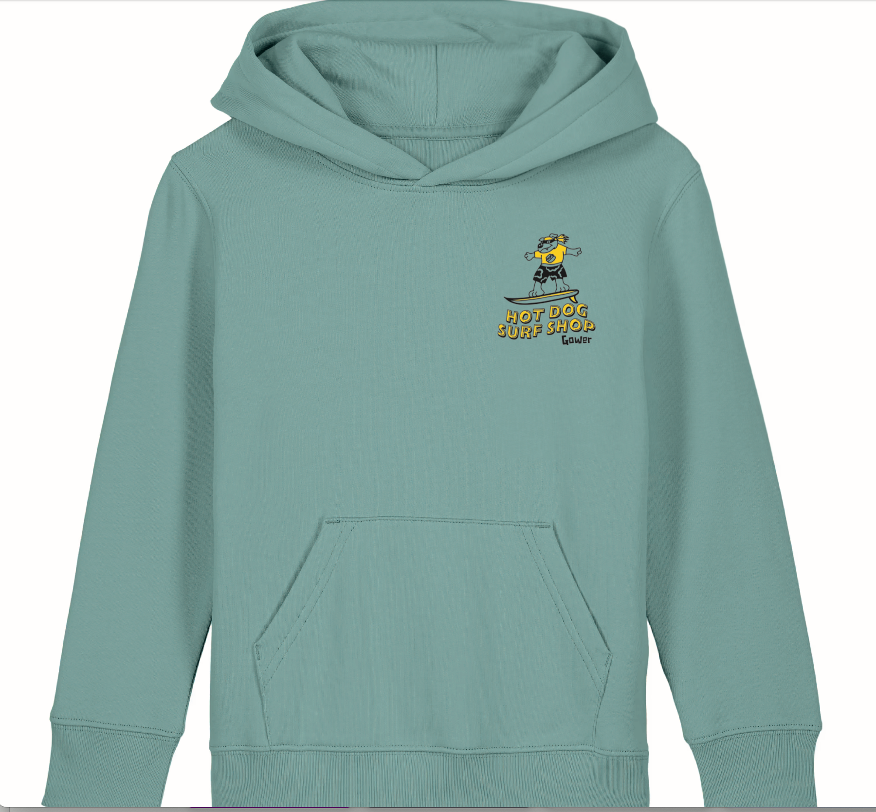 Hot Dog Kids Hoody Green image 1