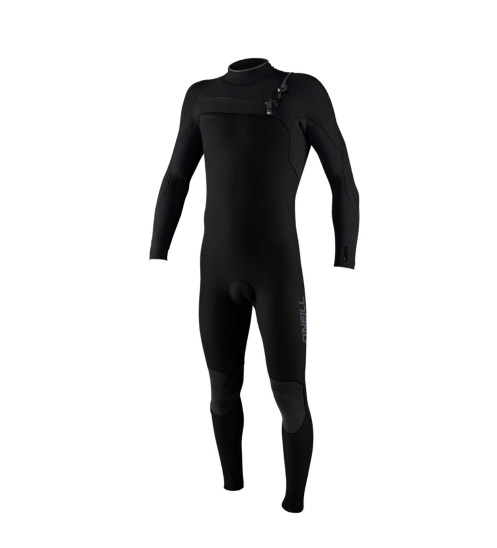 O’Neill Youth Hyperfreak 5/4 + Chest Zip Black/Tempsteel - Age 14 image
