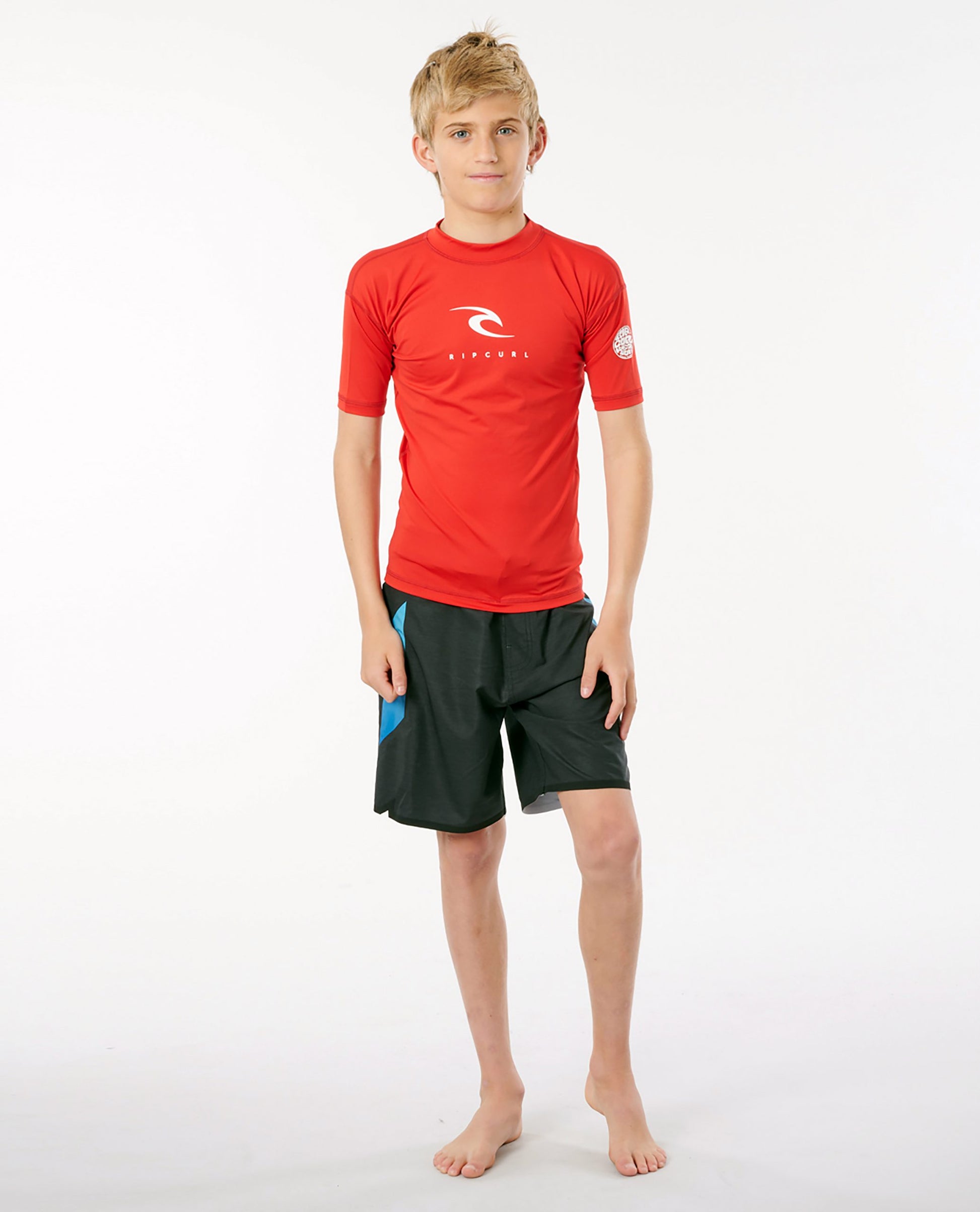 Ripcurl Youth Rash Vest - Red 0040, 10 image