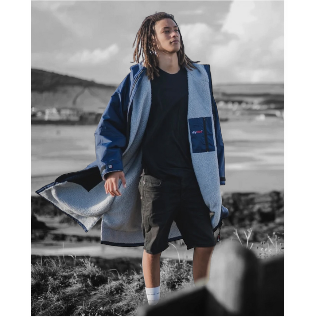 Dryrobe Advance Navy Grey