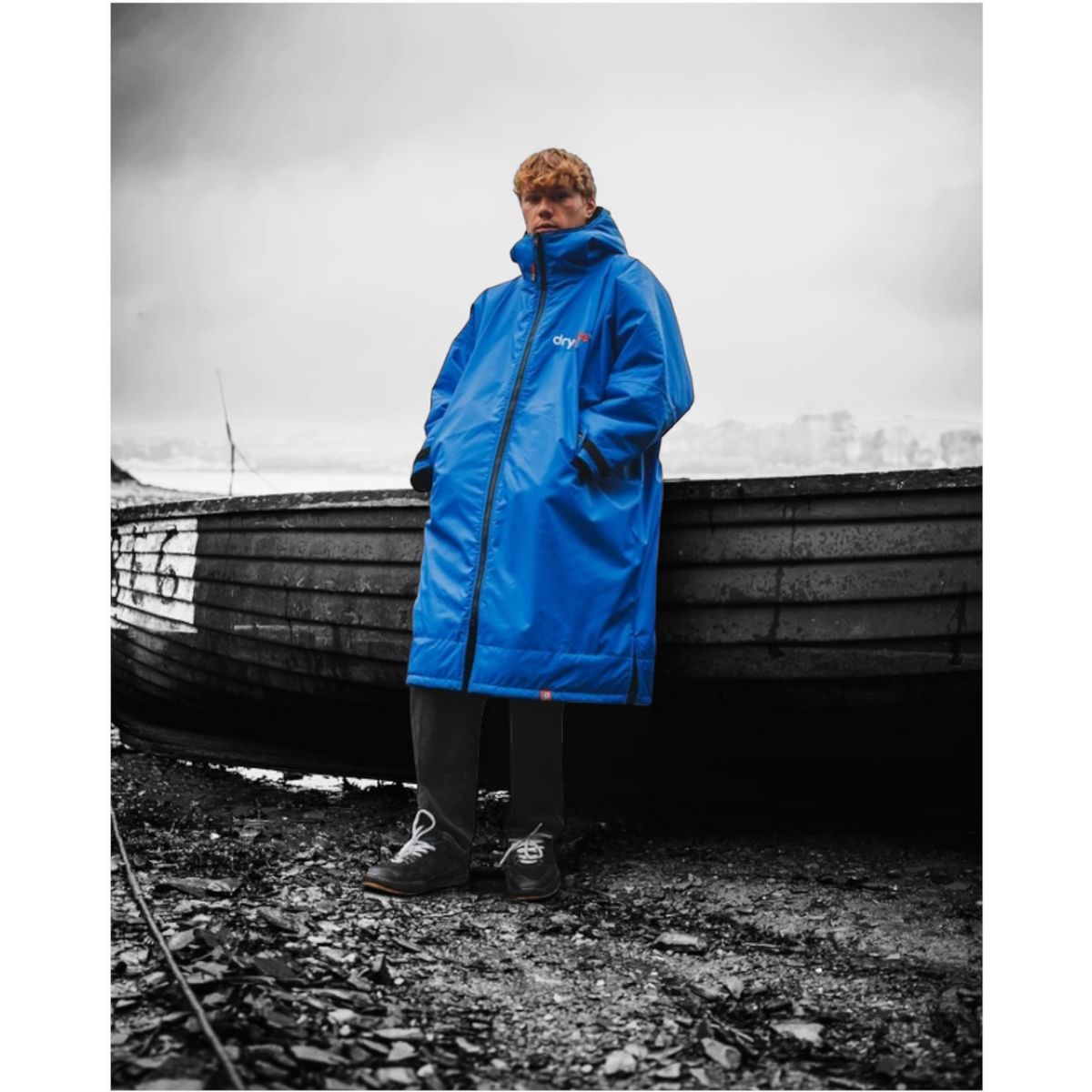 Dryrobe Advance Cobalt Blue Black