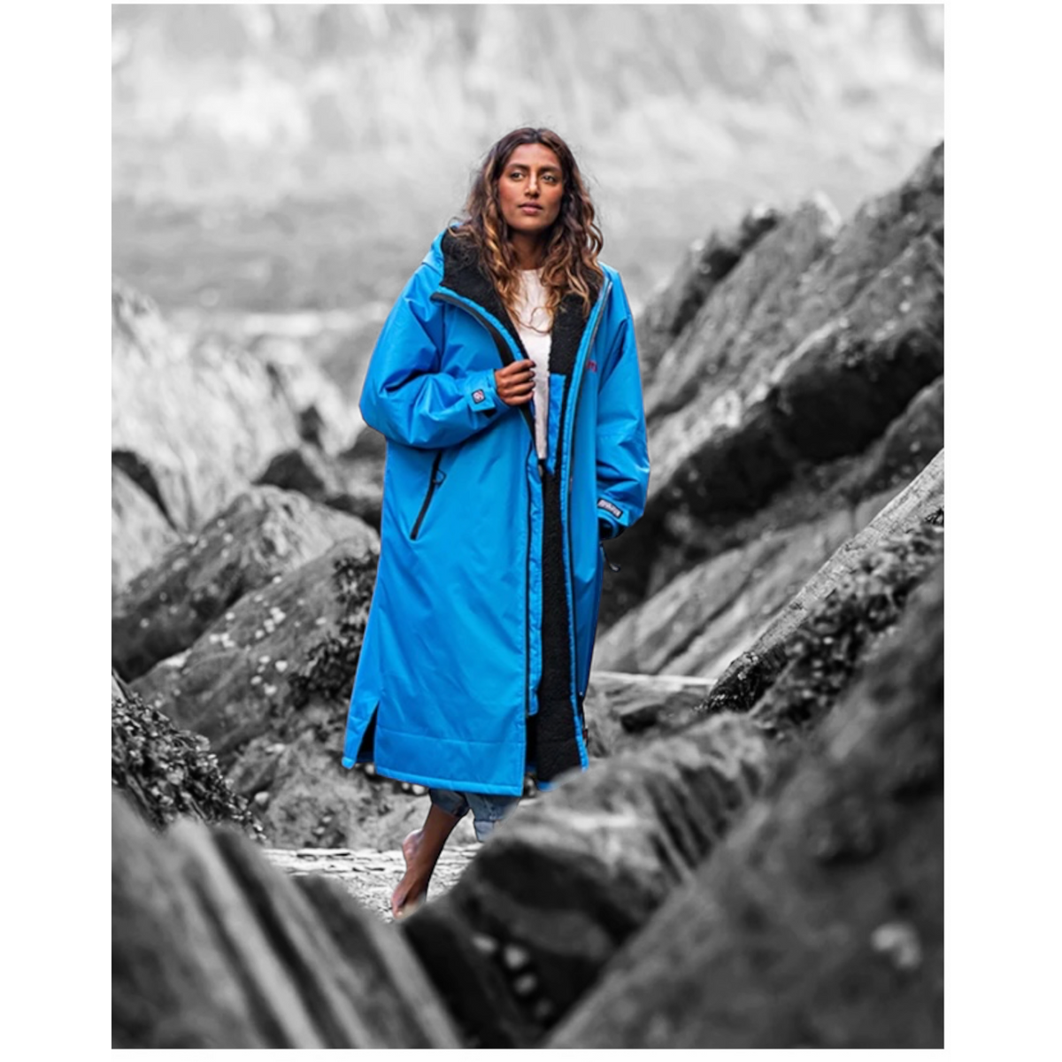 Dryrobe Advance Cobalt Blue Black