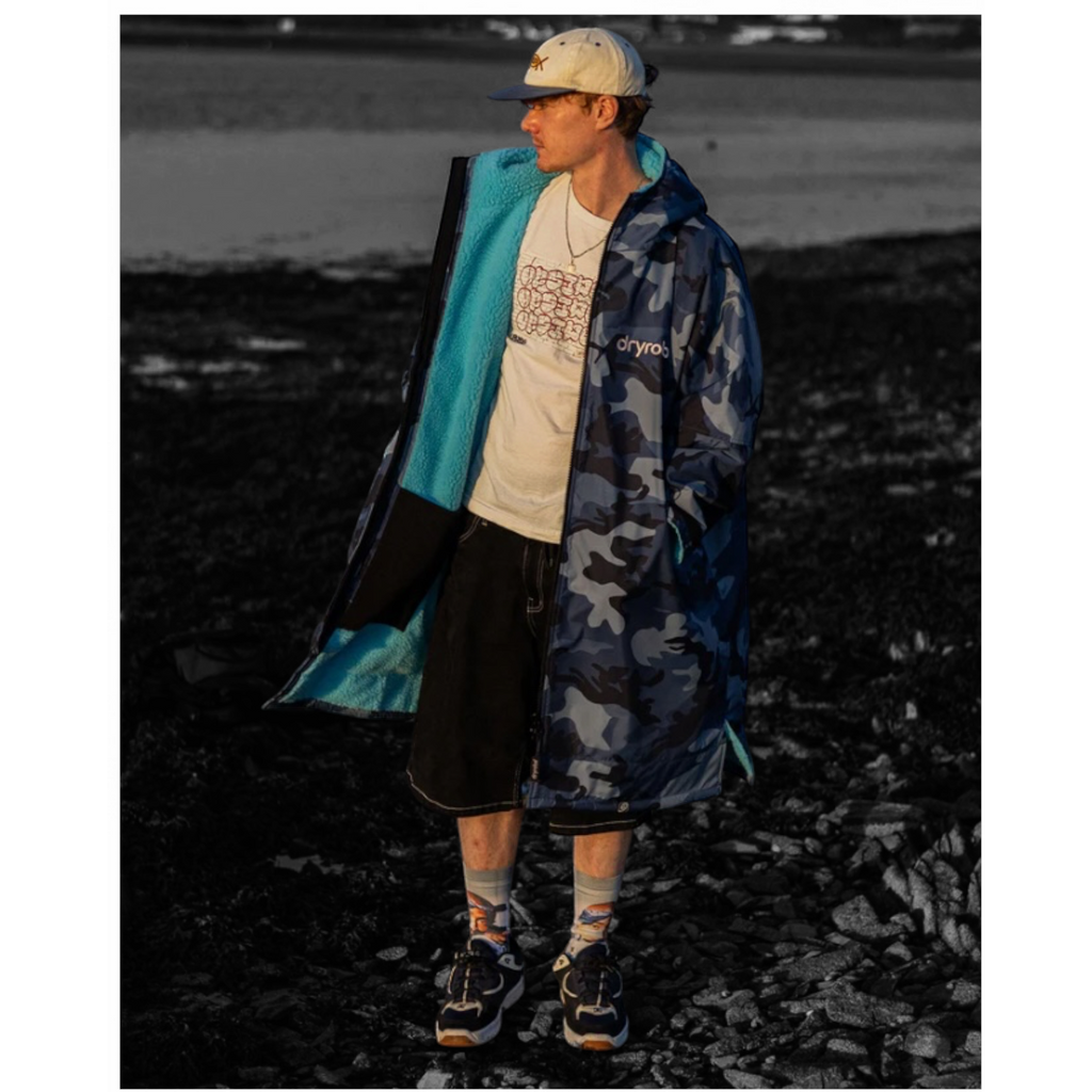 Dryrobe Advance Blue Camo Blue