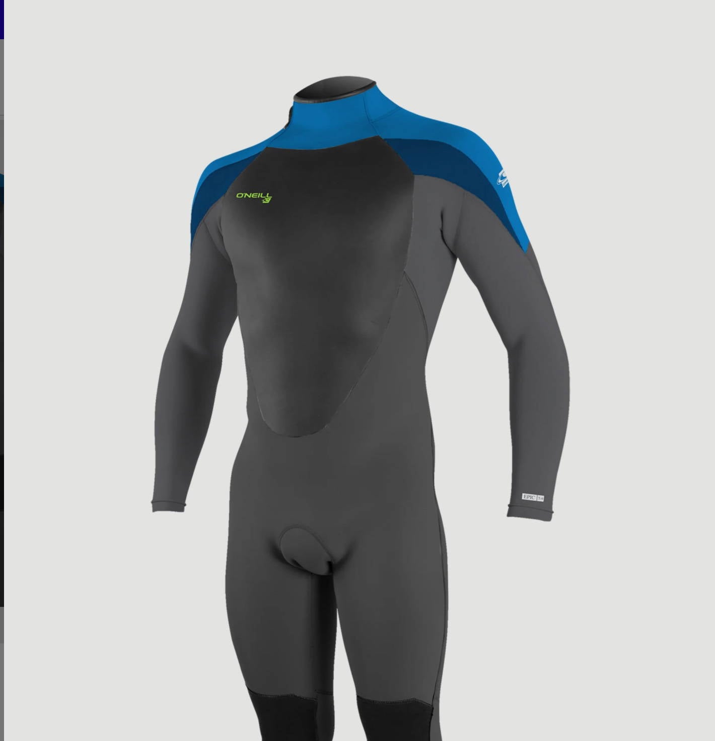 Oneill Kids Epic Back Zip 5/4 - Blue, 8 image