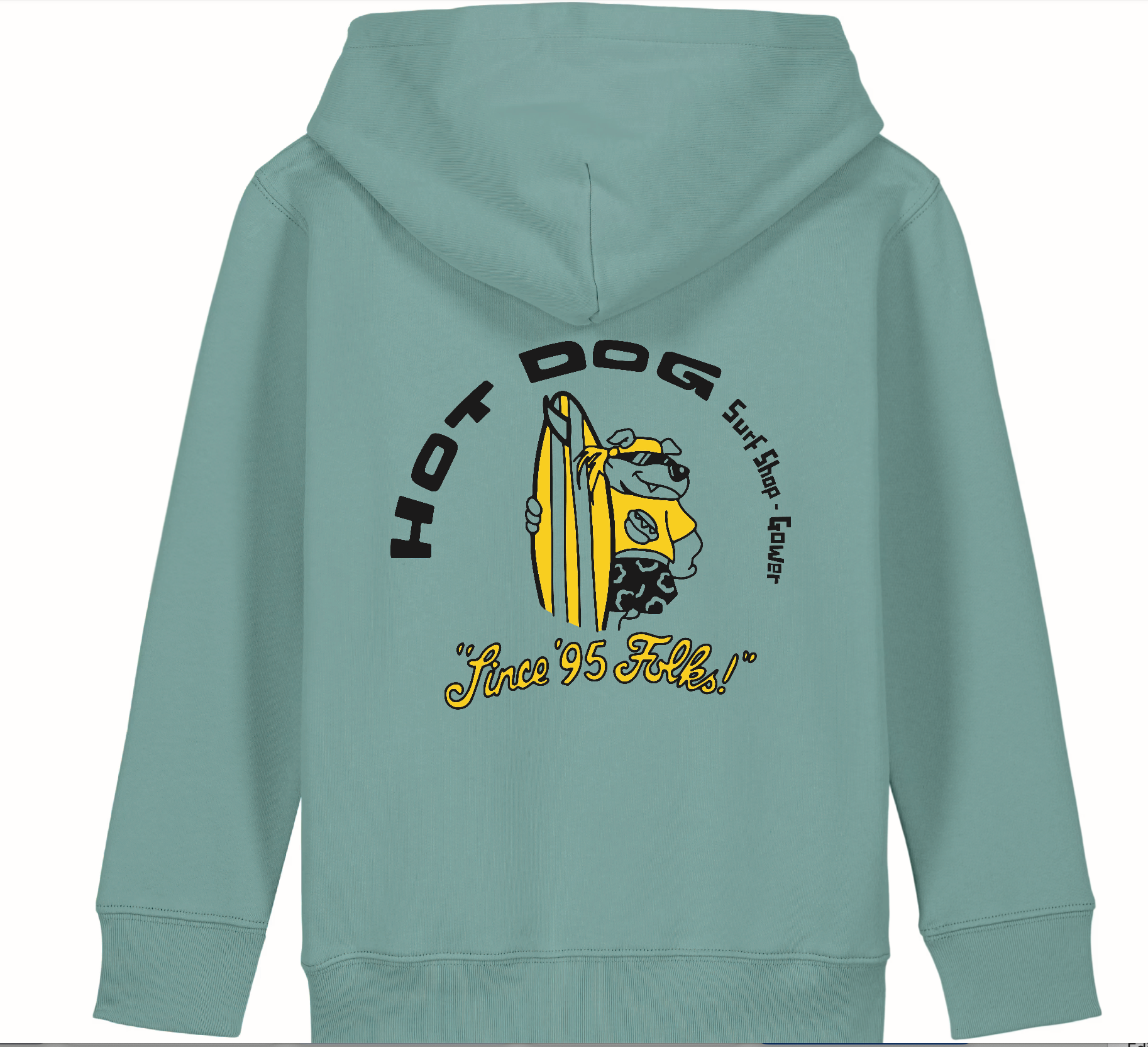 Hot Dog Kids Hoody Green image 0
