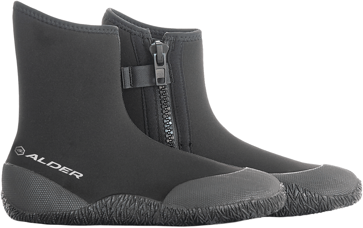 Adult Alder Zipped 5mm Round Toe Boot image 0