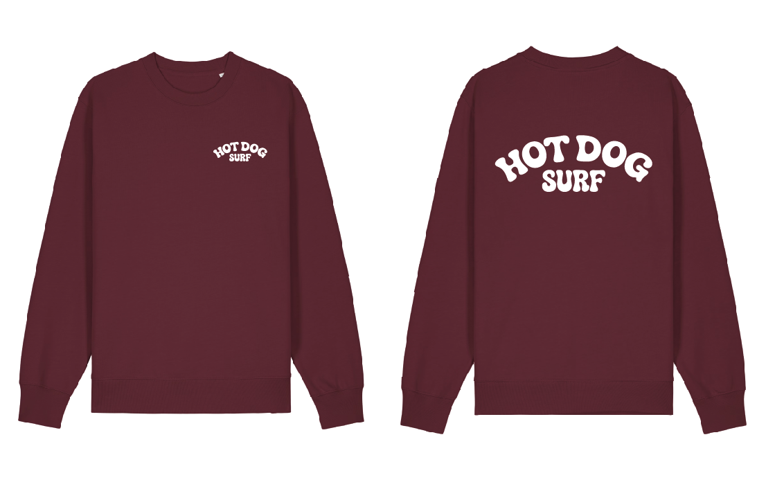 Hot Dog College Crew - XL, Cloud Blue image