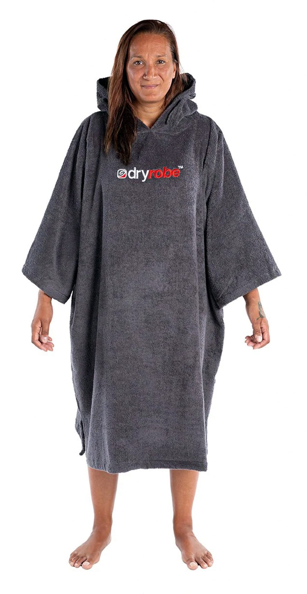 Towel Dryrobe Slate Grey image 1