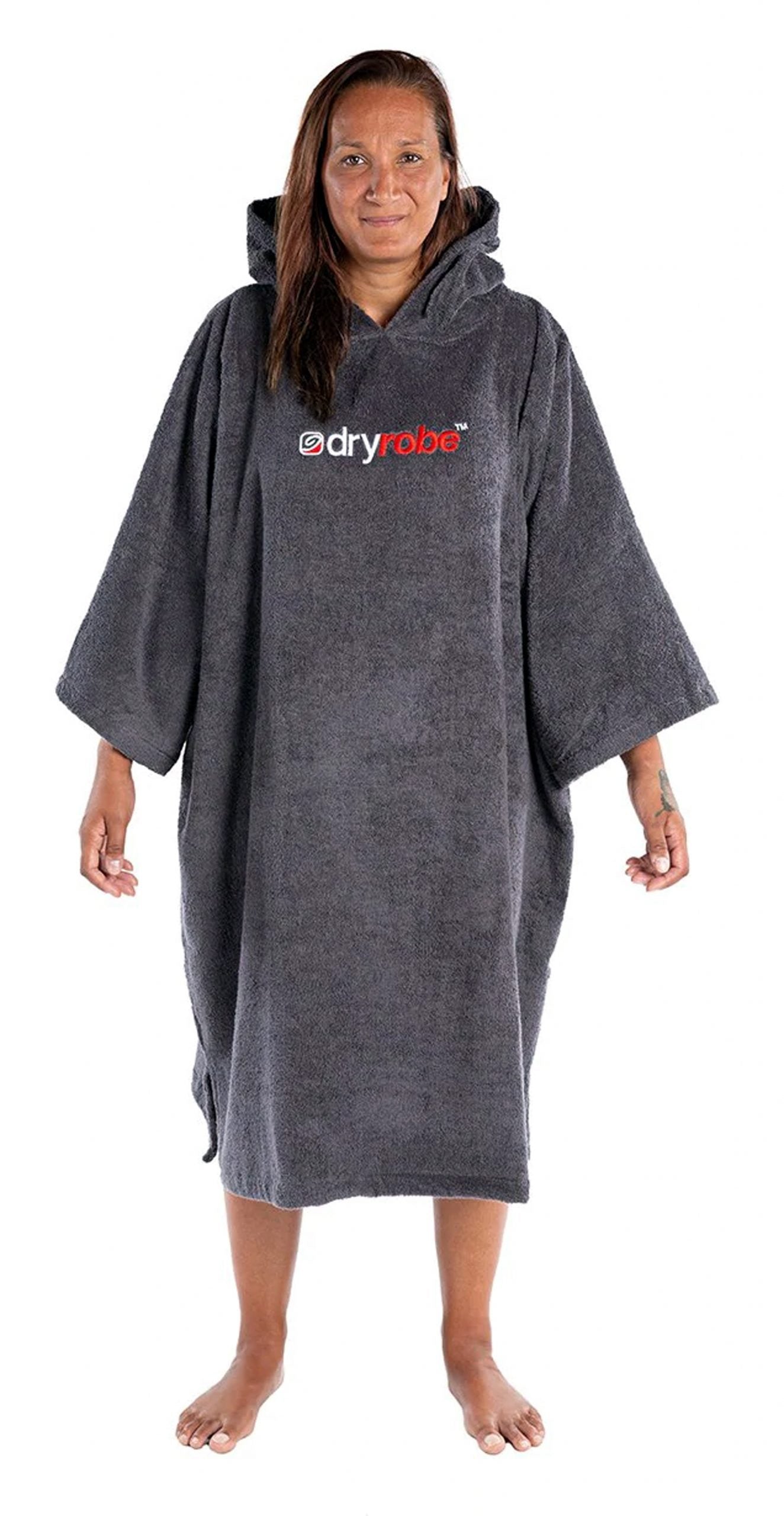 Towel Dryrobe Slate Grey image 1