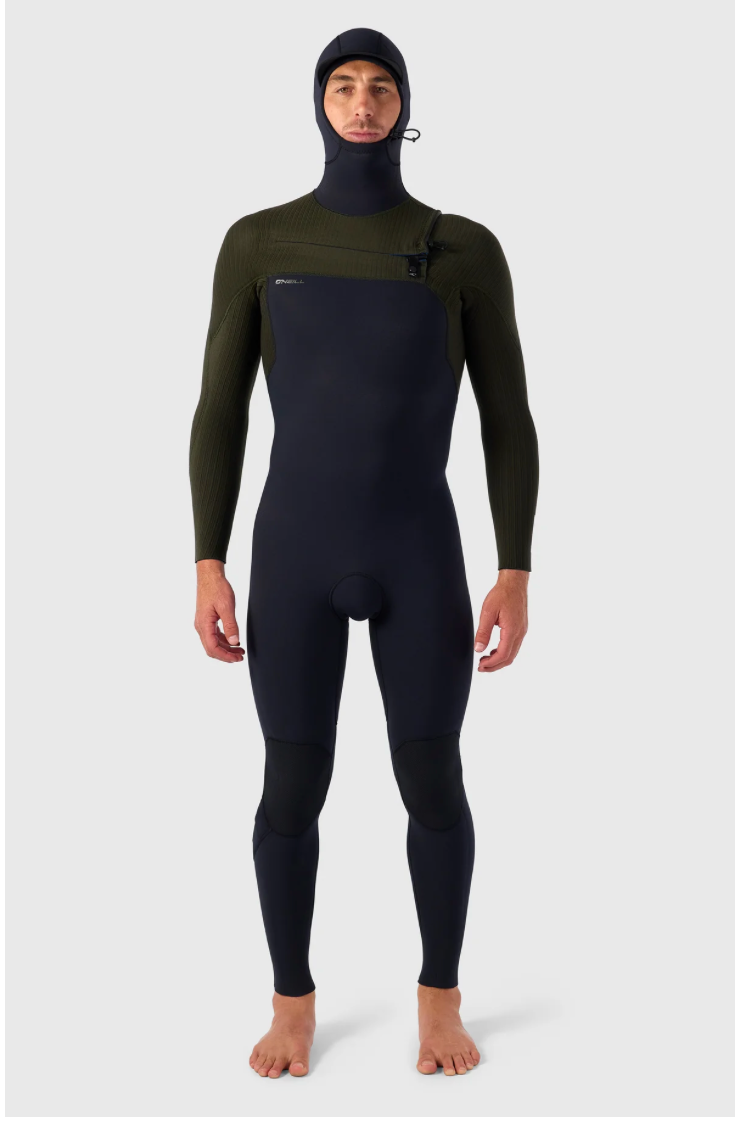 O’Neill Hyperfreak Plus Hooded 5/4m Chest Zip image 2